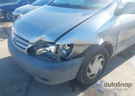 2001 Toyota Sienna Le z USA, uszkodzony, nr VIN 4T3ZF13C21U408871